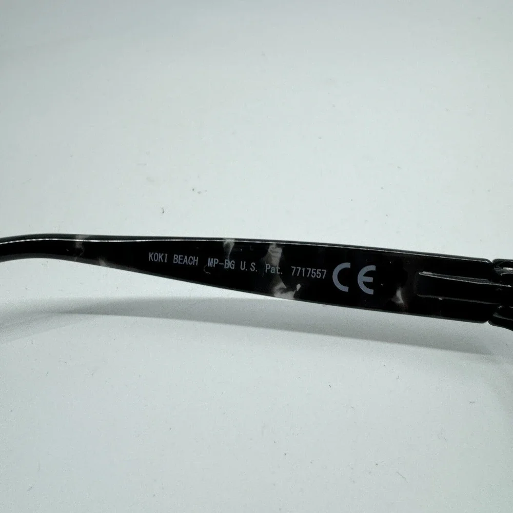 Maui Jim Japan KOKI BEACH MJ433-11T 56-16-130 Black Horn Sunglasses Frame H10413